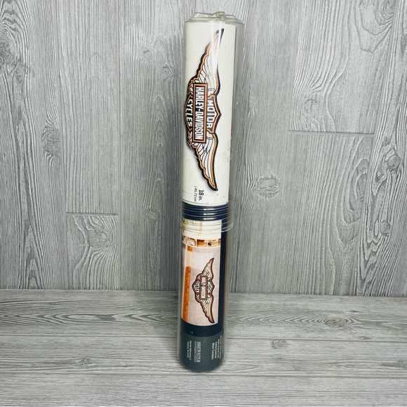 Vintage 2005 Harley Davison’s wall decal 18” x 62” Harley motorcycle wings decal - Picture 2 of 8